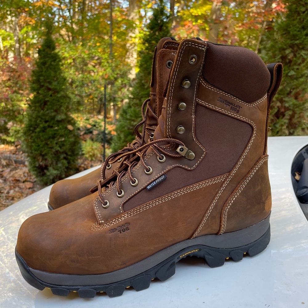 New Carolina Forrest 8” Comp Toe Insulated Waterproof Work Boots Size 14 2E